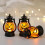 Συσκευασία 3 φαναριών LED για το Halloween, διακοσμητικά φωτιστικά χωρίς φλόγα που 2