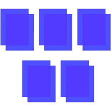 Colored Lighting Gel Filters, 10 Pcs Correction Gel Light Filter Transparent Color Overlays Film Sheets 8.5 x