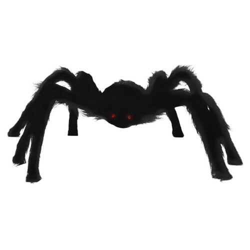 Διακόσμηση αράχνης για το Halloween Ympuoqn, γιγάντια πλάκα με τριχωτό ρεαλιστικό σχέδιο,