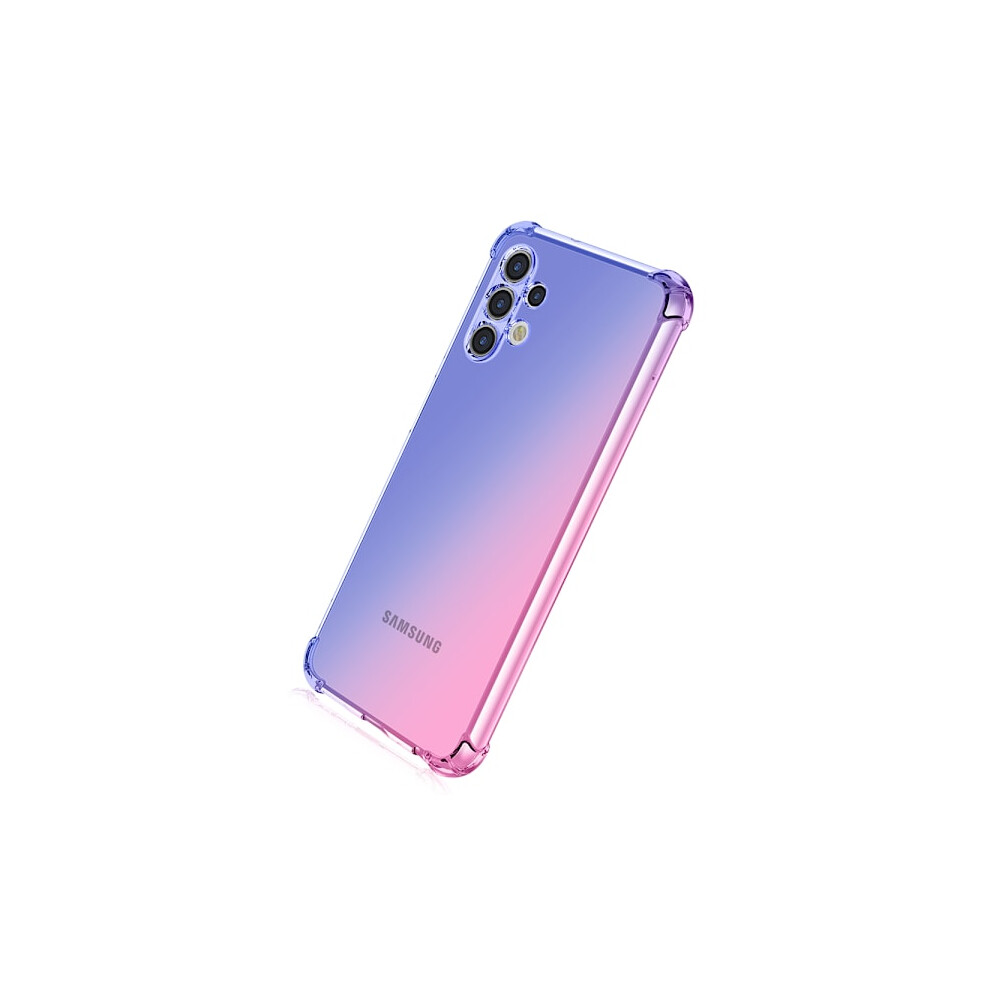 Protective Silicone Case (Floveme) - Compatible With Samsung Galaxy A13 4G Blue/Pink 9322103578073
