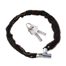 80CM Cable Lock Heavy Duty Braided Stainless Steel Cable Lock for Outdoor Cycling Security (Black)