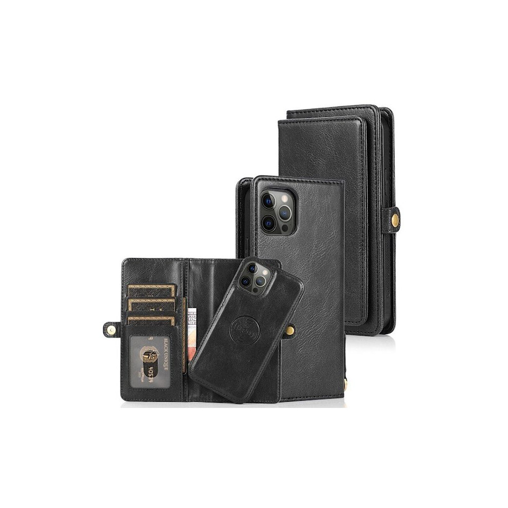 Compatible With Iphone 13 Pro Max - Wallet Case Black 9322103578066