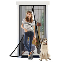 Mosquito net for door and window, magnetic closure, hands-free, easy installation, anti-fly curtain
