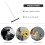 Eease Floor Squeegee Scrubber Window Wiper Tile Squeegees Foam Brush 2