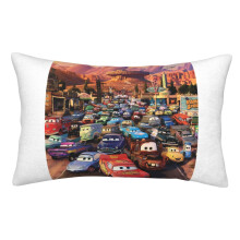 Cásanna Pillow Lightning McQueen, Cásanna Pillow Fuzzy Thar a Bhog agus Cluthar le Zipper, 20x30 Orlach, Seomra Leapa, Tolg, Cás Pillow Gach