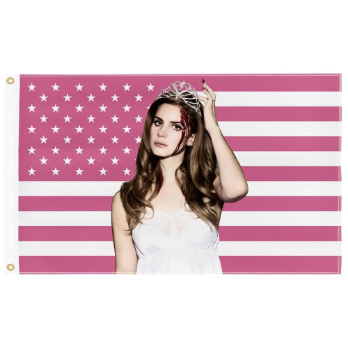 Lana Αμερικανική Σημαία Del Rey 3*5FT Banner Διακόσμηση Τοίχου Ταπισερί Πολυεστέρας για
