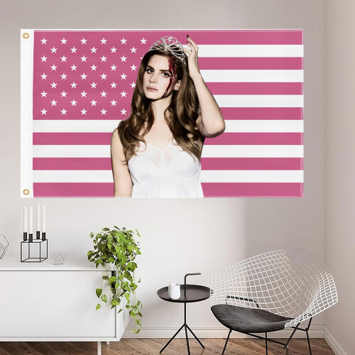 Lana Αμερικανική Σημαία Del Rey 3*5FT Banner Διακόσμηση Τοίχου Ταπισερί Πολυεστέρας για 1