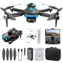 Drone sans balais avec caméra 1080p, FPV WiFi, maintien d'altitude, évitement d'obstacles, mode sans tête, fonction Suivez-moi, quadricoptère