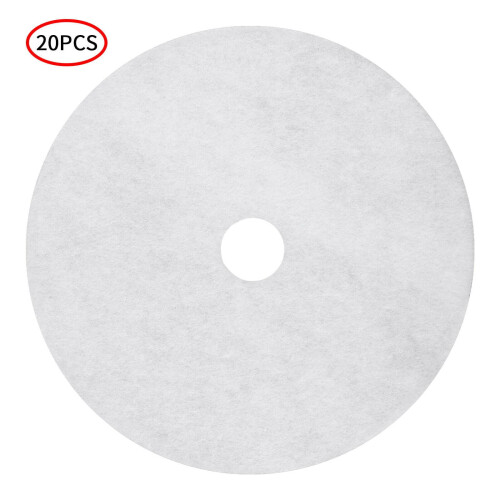 Conjunto de 20 filtros de exaustão para secadora de roupas, diâmetro externo de 9,6 polegadas (24,4 cm) e diâmetro interno de 1,5 polegadas (3,8