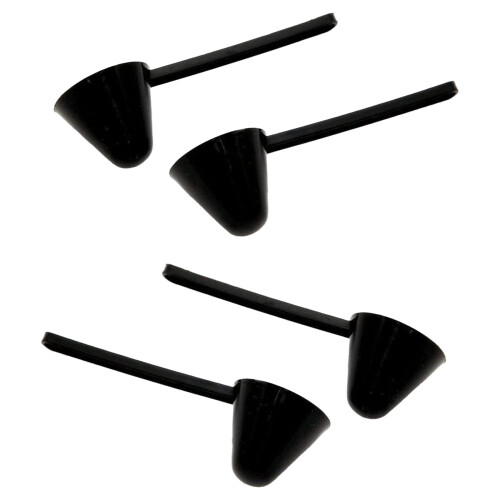 Set di 4 misurini per caffè Chef Craft Perfect, neri.