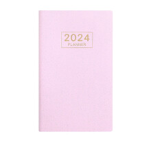 Carnet de notes agenda quotidien FFENYAN2024 A6, mini-carnet de notes, organiseur, agenda quotidien, carnet de voyage, carnet de listes de choses à