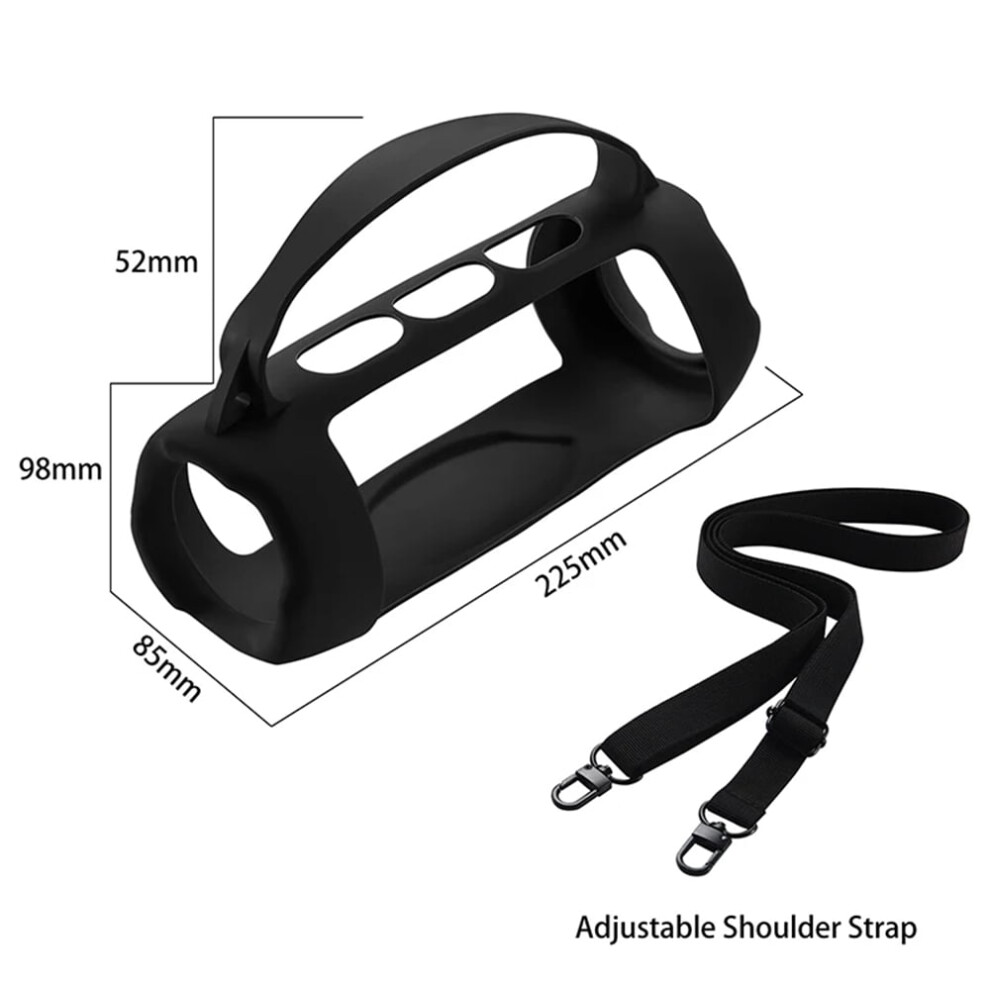 Silicone Case Compatible With Jbl Charge 5, Protective Cover With Shoulder Strap For Outdoor Travel - Case Only 9322103745574
