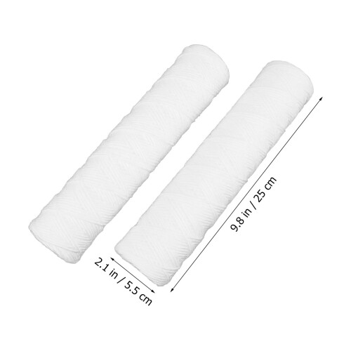 2 stk. 10 tommer PP bomuldsfilterkerne universel husholdningsvandfilter 1