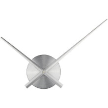 3D Clock Hands - DIY - Large 3D Wall Clock Hands - Home Decor. Quartz Clock. Accessories (silver) (YJD)