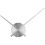 3D Clock Hands - DIY - Large 3D Wall Clock Hands - Home Decor. Quartz Clock. Accessories (silver) (YJD) 1