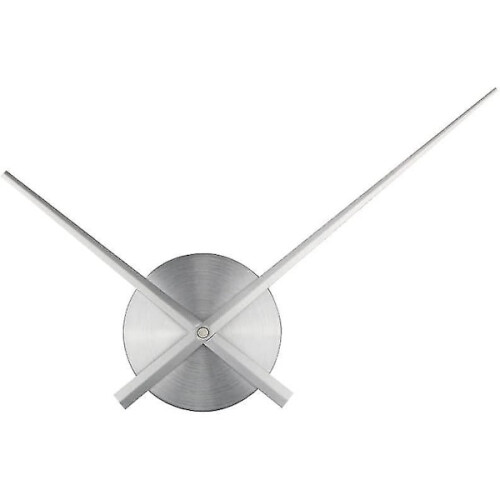 3D Clock Hands - DIY - Large 3D Wall Clock Hands - Home Decor. Quartz Clock. Accessories (silver) (YJD)