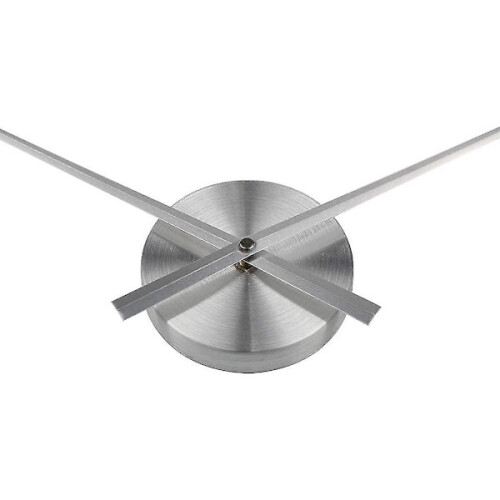 3D Clock Hands - DIY - Large 3D Wall Clock Hands - Home Decor. Quartz Clock. Accessories (silver) (YJD) 2