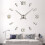 3D Clock Hands - DIY - Large 3D Wall Clock Hands - Home Decor. Quartz Clock. Accessories (silver) (YJD) 5