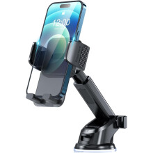 Soporte para teléfono de coche TEKING [Translúcido mejorado y potente ventosa] Soporte para teléfono de salpicadero/parabrisas compatible con