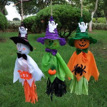 Boneco Espantalho Fantasma Abóbora ZTGD para Halloween, Decoração de Espantalho para Pendurar no Halloween, Ideal para a Páscoa e o Dia de Ação