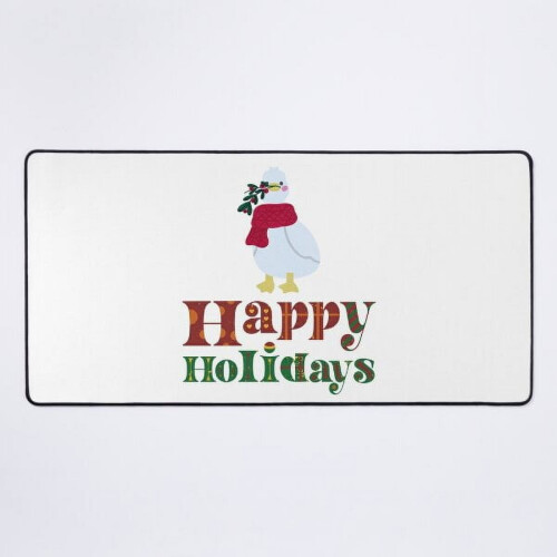 ΝΕΟ Χαλί Γραφείου Duck the Halls in Style - Happy Holidays