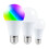 Ασύρματη λάμπα RGB με δυνατότητα ρύθμισης φωτεινότητας Aousin, πολύχρωμη έξυπνη 8