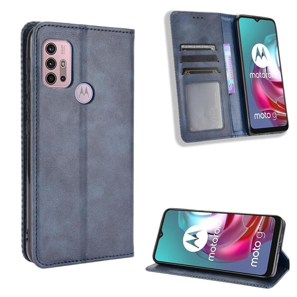 Case For Motorola Moto G30/G10 Magnetic Closure Pu Leather Wallet 9322103747110