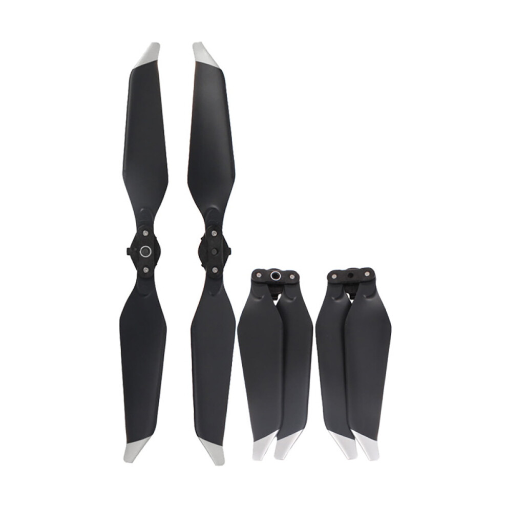 4Pcs Aerodynamic Propeller Set For Dji Mavic Pro Noise Reduction, 30-Minute Fly Time For Drone Propellers Silver 9191629674763