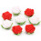 16PCS Simulation Rose Styling Eraser Creative Pencil Erasers Sets Stationery Eraser (Random Color) 2