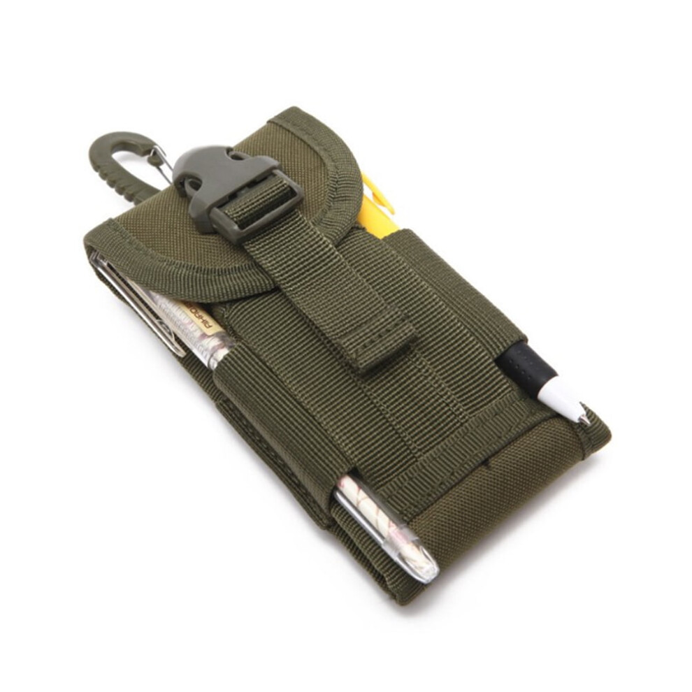 Mizh Belt Pouch Bag Universal Bag For Mobile Phone Hook Cover Pouch Case (Army ) Green 9191629677542