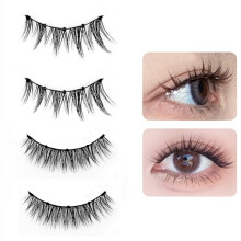 Magnetic reusable false eyelashes with applicator, 2 pairs model 2