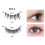 Magnetic reusable false eyelashes with applicator, 2 pairs model 2 5