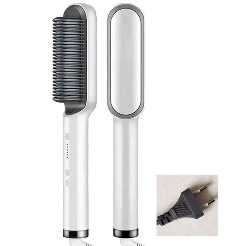 Anti Scald Surface Hair Straightener, Negative Ionic Hair Care with Quick Heating Technology for Salon-Quality Results