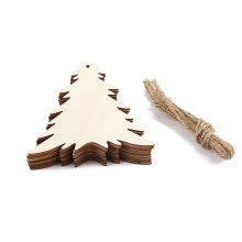 Federra DIY houten kersthanger, feestelijke interieurdecoratie, kersthanger met chip.