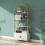 (Golden) Arched Bookshelf, Bookcase Industrial 6