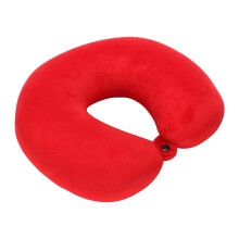 Cuscino da viaggio per il collo HANXIULIN con memory foam, fodera lavabile, compatibile con l'uso in aereo, 9 colori, 27 x 24 cm