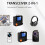 jixopn Δέκτης Ήχου Συμβατός με Bluetooth 5.2Stereo Πομπός Ασύρματος AUX2RCA TF για 8