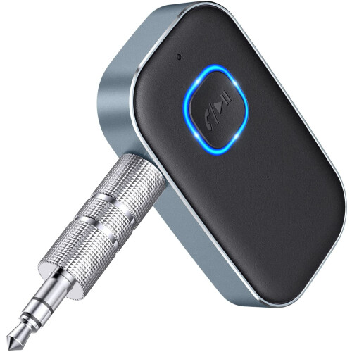 Προσαρμογέας Bluetooth AUX για αυτοκίνητο, Δέκτης Bluetooth5.0 με μείωση θορύβου για