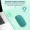 Mouse Bluetooth compatível com iPad, Samsung MatePad, Lenovo MiPad, tablets e laptops Android e Windows - Sem fio, com bateria, branco 5