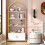 (Golden) Arched Bookshelf, Bookcase Industrial 8