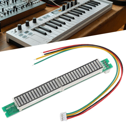 jixopn Mono32Bit Ρυθμιζόμενος Έλεγχος Ήχου Μικροφώνου Ένδειξη Στάθμης Ήχου Διπλής 1