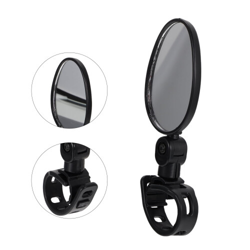 Mizh2pcs Καθρέφτες ποδηλάτου ποδηλασίας, ασφάλεια τιμονιού, καθρέφτες 1