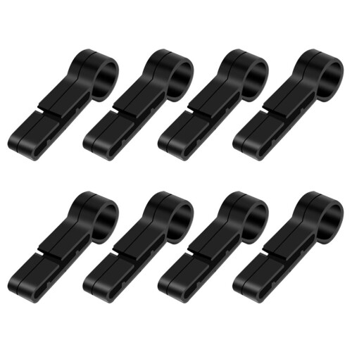 8 stuks antislip helmlampclips, plastic helmhaken 2