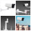Support mural blanc pour moniteur et caméra vidéo 3