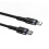 Καλώδιο Baseus με πλεξούδα USB-C σε Lightning 18W1m - Μαύρο/Γκρι Μαύρο 3
