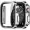 Αδιάβροχη θήκη για συμβατότητα με Apple Watch, Προστατευτικό γυαλί οθόνης + 2