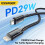 Καλώδιο Essager USB C σε Lightning 2m, γρήγορη φόρτιση 29W PD, συμβατό με iPhone14/13/12/11Pro 2