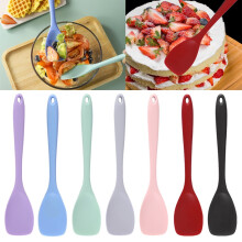 Silikonspatel, 26,4 cm (10,38 Zoll) langer, hitzebeständiger Gummilöffelspatel aus einem Stück, nahtlos antihaftbeschichtet, flexible Schaber,