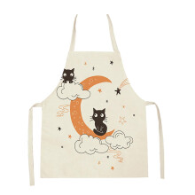 Winysin-esiliina naisten miesten hauska kuviollinen Halloween-ruoanlaittoesiliina 47x38cm, yhteensopiva Halloween-cosplay-keittiökäyttöön, tyyli 1