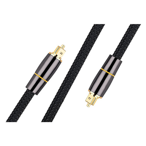 τεμάχιο HIFI5.1Ψηφιακό SPDIF οπτικό καλώδιο ήχου Toslink οπτικών ινών1 μέτρου και 1 τεμάχιο 2